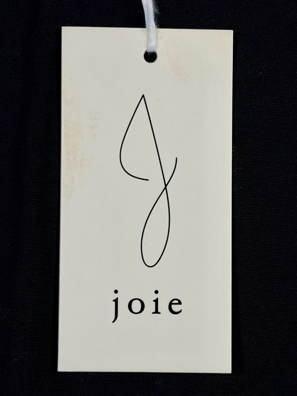 Joie Embroidered Blouse Women’s S Black White Floral V Neck Cotton + Flax NWT - Picture 5 of 7